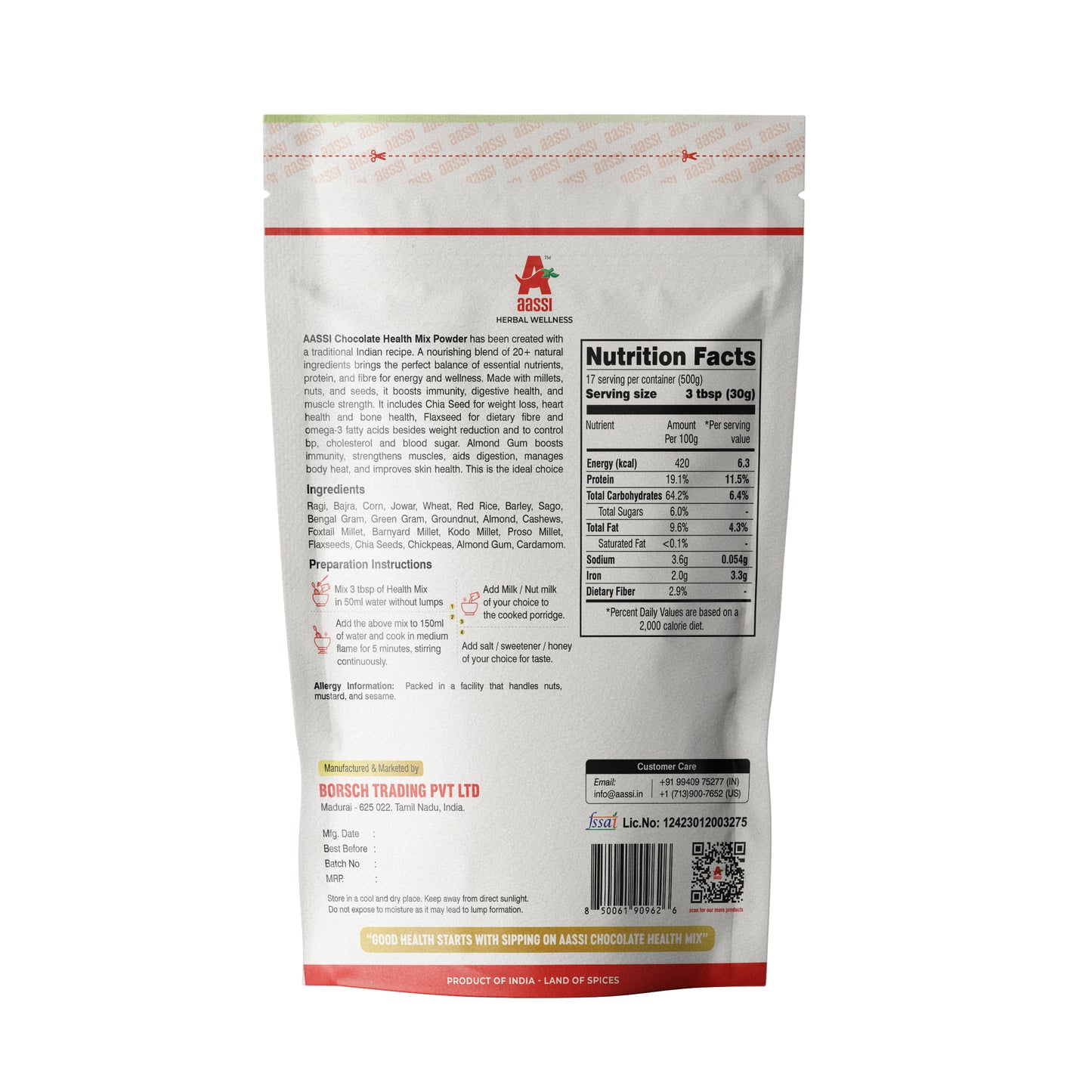 
                  
                    Aassi Chocolate Health Mix 500gms
                  
                