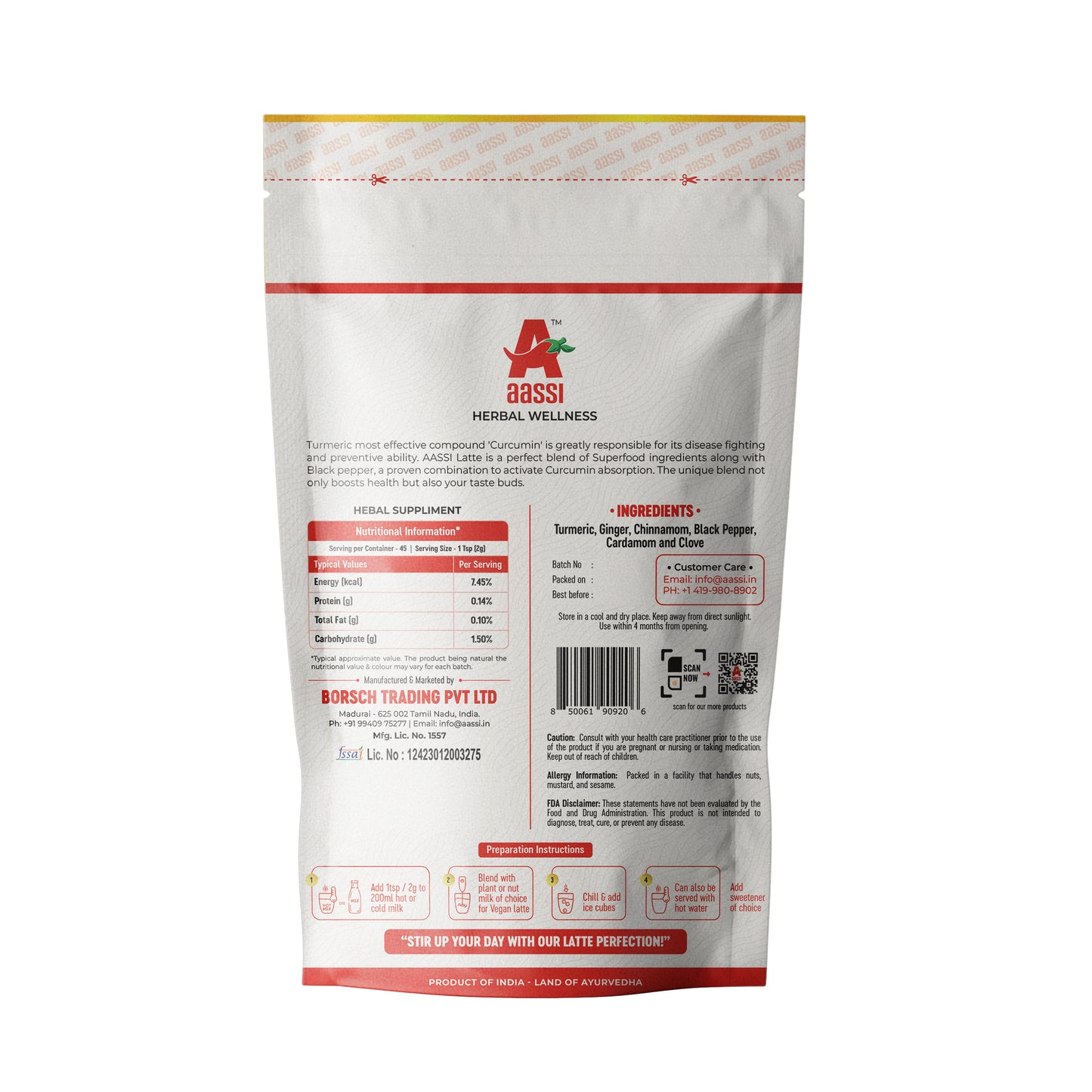 Aassi Golden Turmeric Latte 100 gms