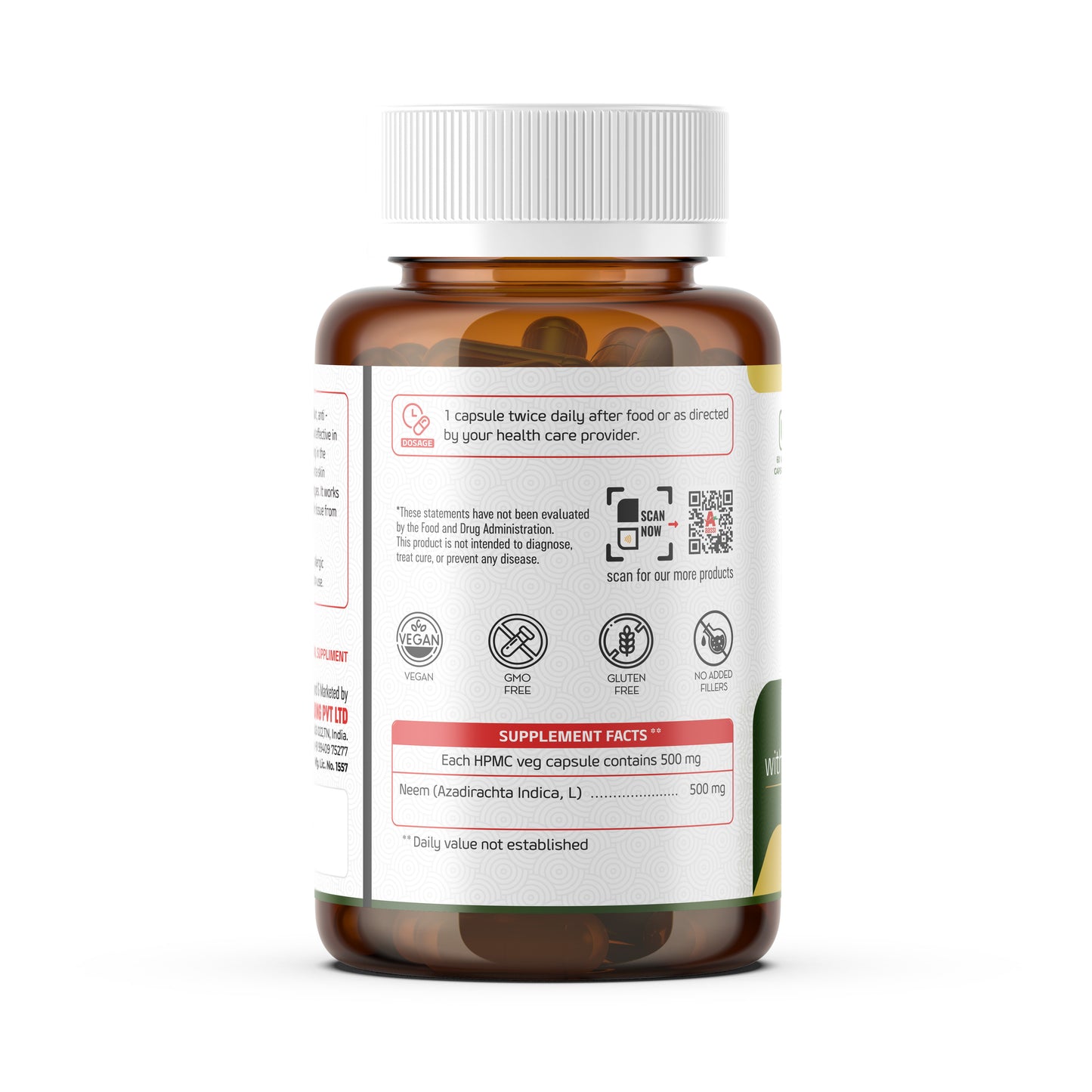 
                  
                    Aassi Neem Capsules 500mg
                  
                