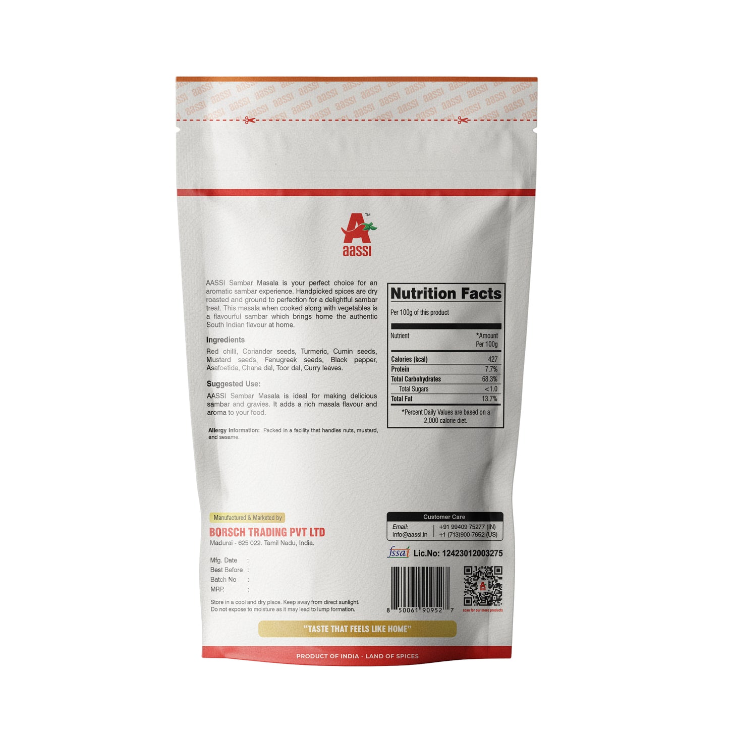 
                  
                    Aassi Sambar Masala 100gms
                  
                