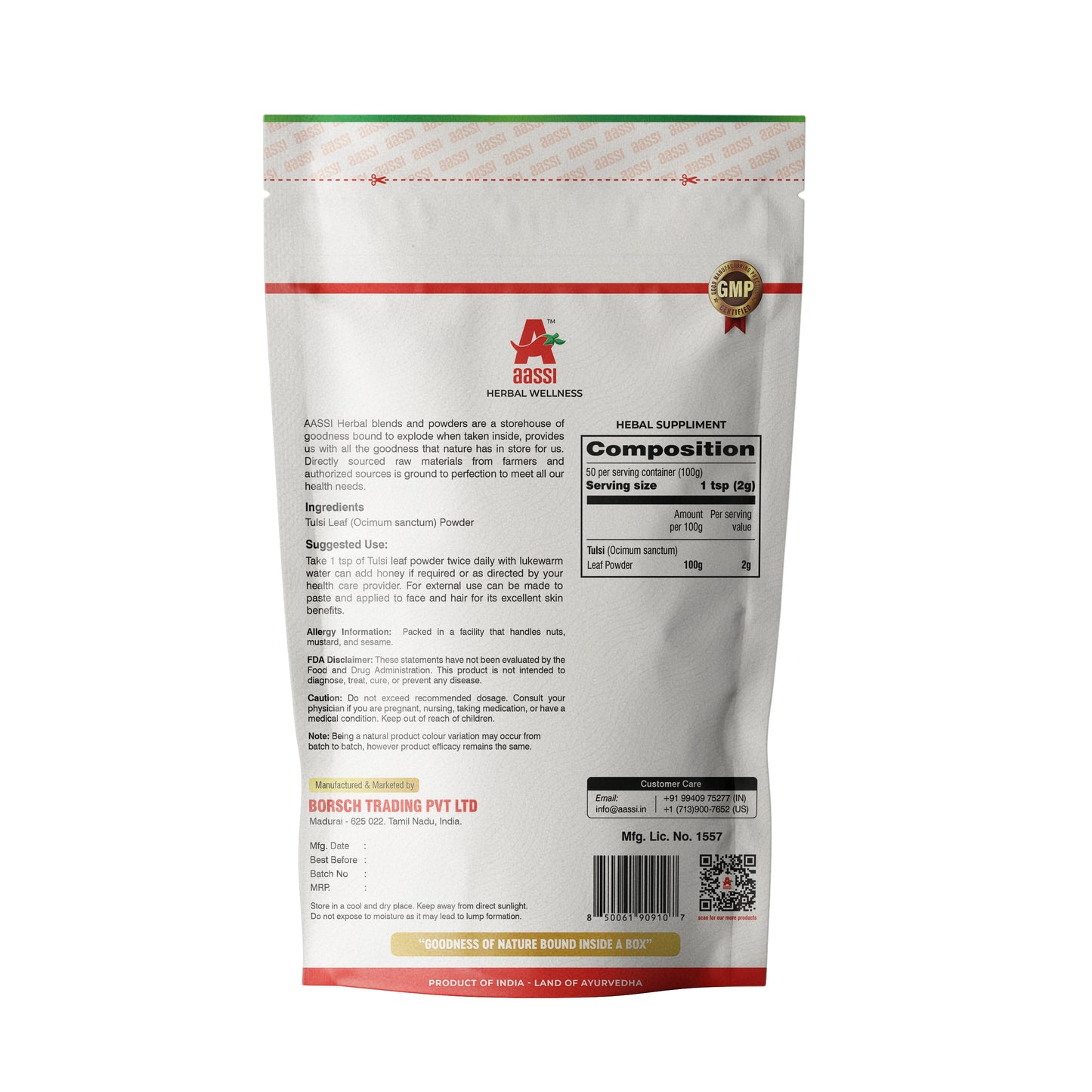 
                  
                    Aassi Tulsi Powder 100gms
                  
                