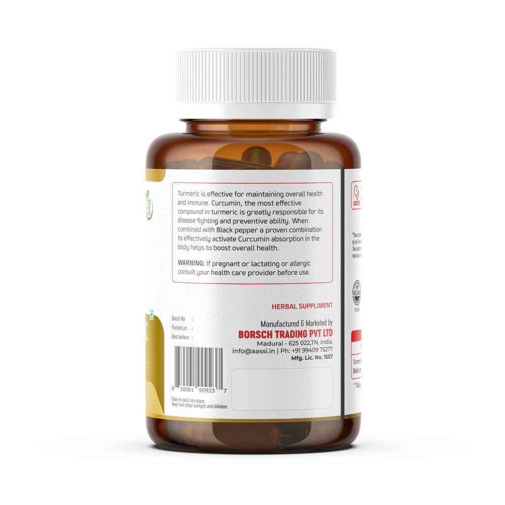 
                  
                    Aassi Turmeric Capsules 500 mg
                  
                